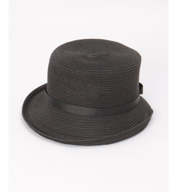 ikka「雑材ブリムアップハット」|その他|ブラック