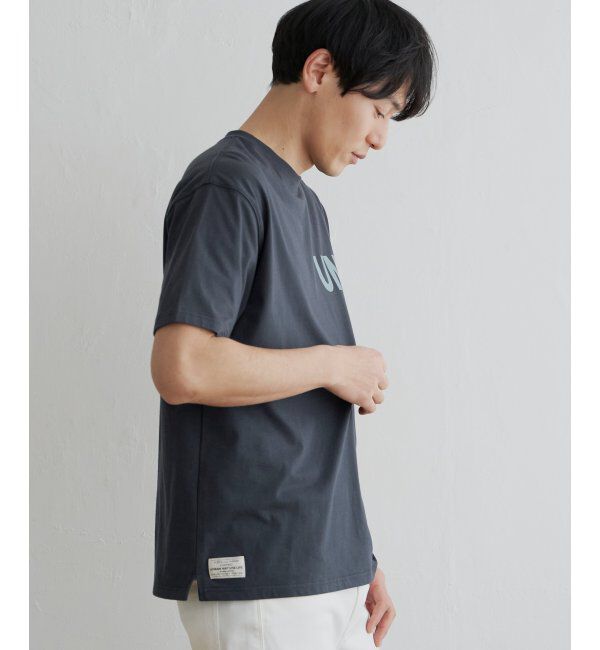 ikka「URBAN NATURE LIFE ロゴプリントTシャツ」|Tシャツ・カットソー|