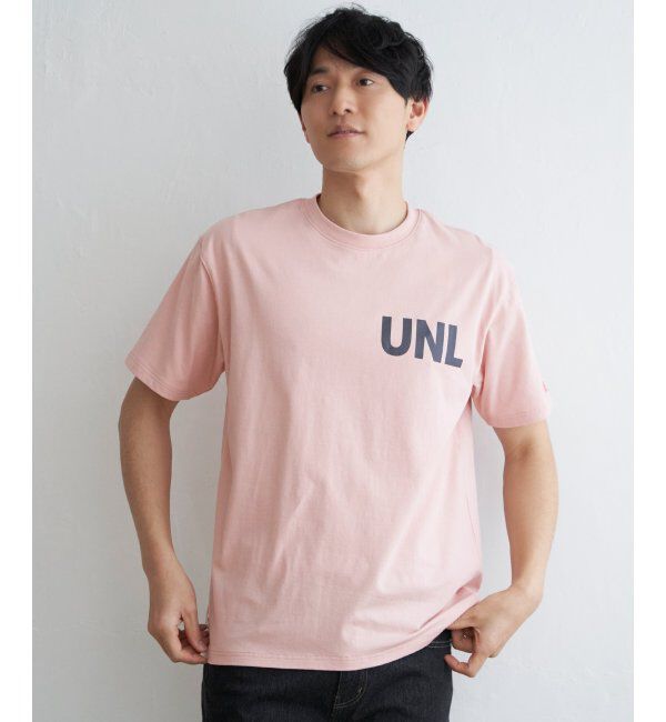 ikka「URBAN NATURE LIFE ロゴプリントTシャツ」|Tシャツ・カットソー|ピンク