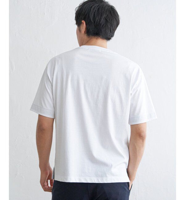 ikka「ストライプＭＩＸポケットＴ」|Tシャツ・カットソー|