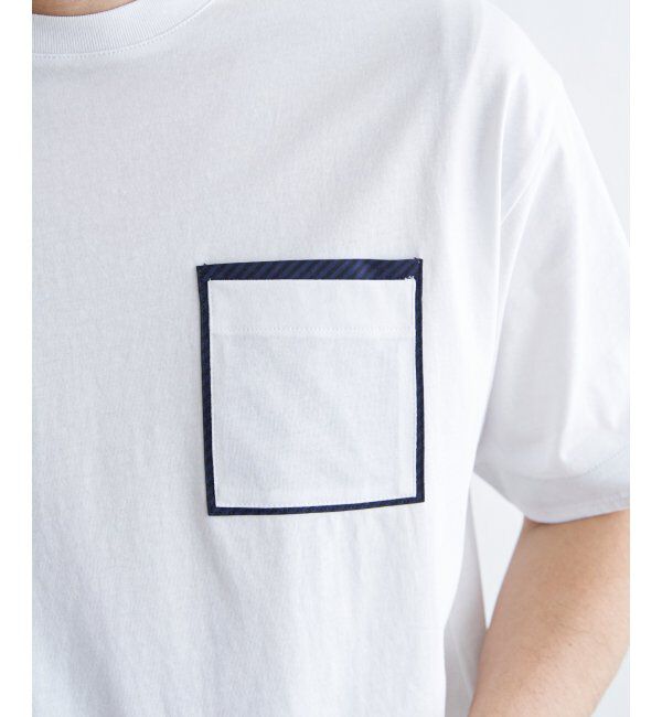 ikka「ストライプＭＩＸポケットＴ」|Tシャツ・カットソー|