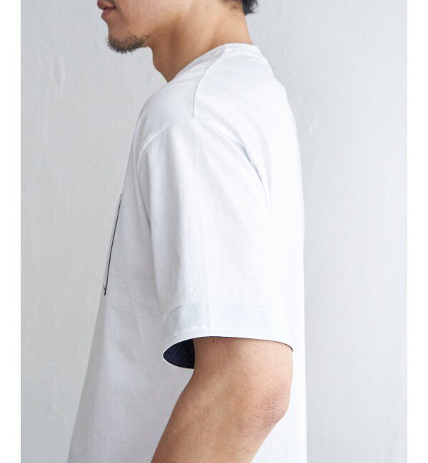 ikka「ストライプＭＩＸポケットＴ」|Tシャツ・カットソー|