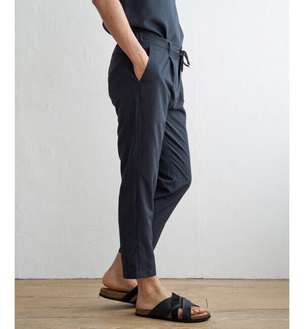 ikka「【セットアップ対応】イージーケアリネンライクアンクルパンツ」|その他|