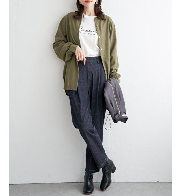 ikka「GOKU楽ストレッチテーパードパンツ」|その他|