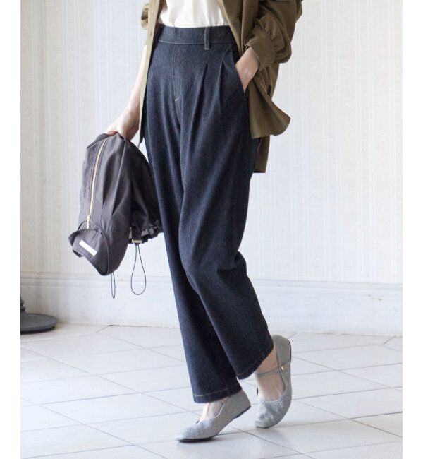 ikka「GOKU楽ストレッチテーパードパンツ」|その他|