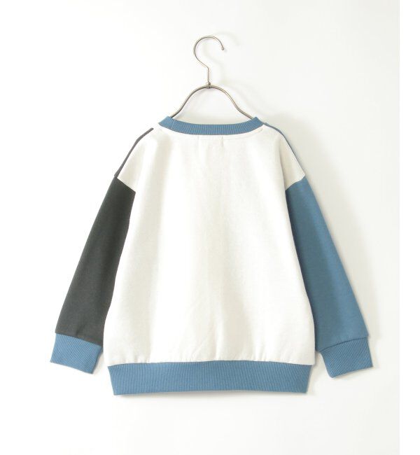 ikka kids「裏起毛ブロックストレーナー（120~160cm）」|Tシャツ・カットソー|