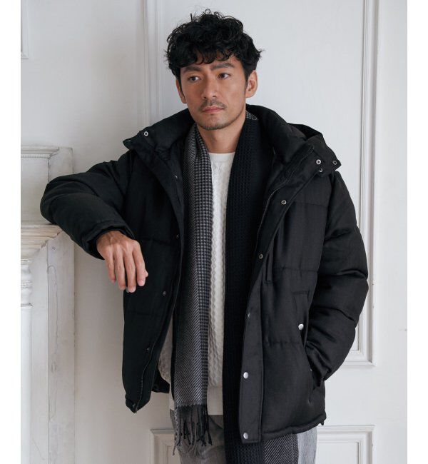 ikka「sorona(R)ツイードライクブルゾン」|ブルゾン・スタジャン|