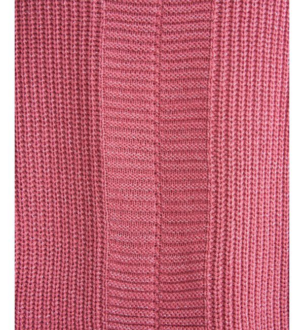 ikka「ラメ畦ハイネックニットプルオーバー」|プルオーバー|