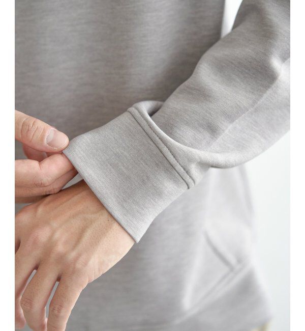 ikka「【抗菌防臭／吸水速乾】GOKU楽ダンボールルーイカラー」|パーカー|