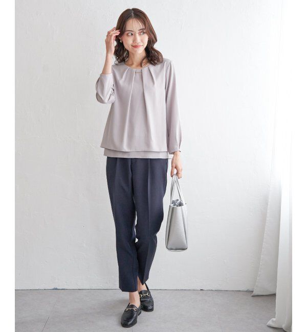 IKKA LOUNGE「バーチャーム付きブラウス」|シャツ・ブラウス|