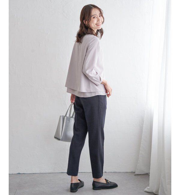 IKKA LOUNGE「バーチャーム付きブラウス」|シャツ・ブラウス|