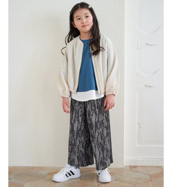 ikka kids「【親子おそろい】さらっとプリーツワイドパンツ（120~160cm）」|その他|