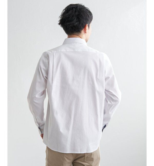 ikka「ブロックスパイピング切り替えシャツ」|シャツ・ブラウス|