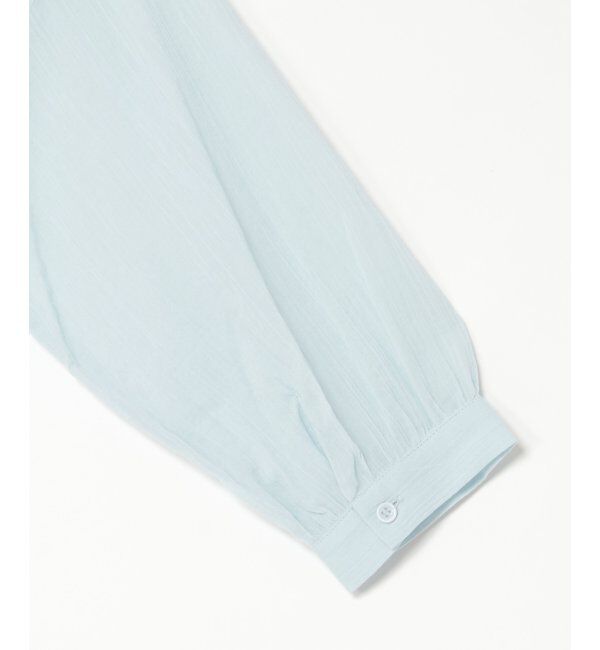 ikka「コットン楊柳バンドカラーシャツ」|シャツ・ブラウス|