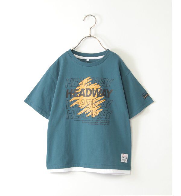 ikka kids「裾レイヤープリントアソートTシャツ 2（120~160cm）」|Tシャツ・カットソー|