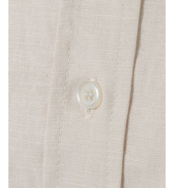 Lbc with Life「お手入れ簡単リネンシャツワンピ」|ワンピース|