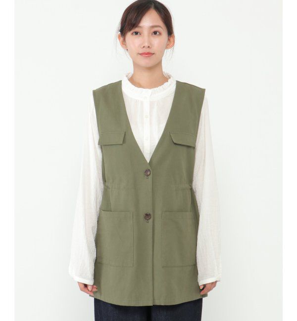 Lbc with Life「ミリタリーベスト」|ブルゾン・スタジャン|