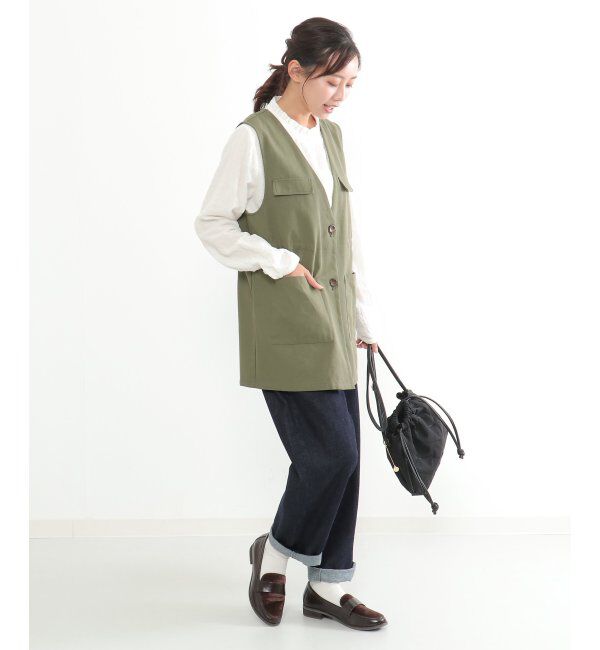 Lbc with Life「ミリタリーベスト」|ブルゾン・スタジャン|