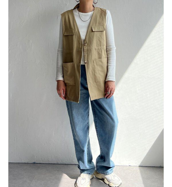 Lbc with Life「ミリタリーベスト」|ブルゾン・スタジャン|