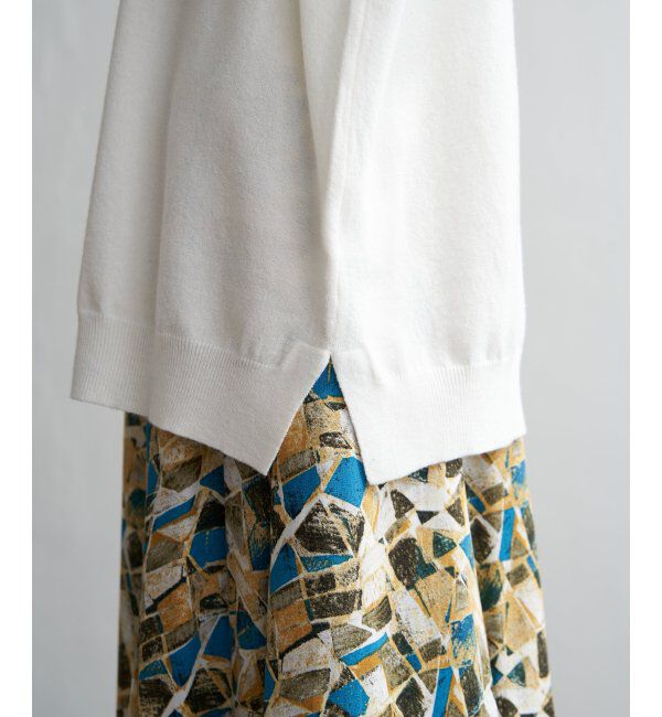 Lbc with Life「天竺ハイネックカラーニット」|カーディガン|