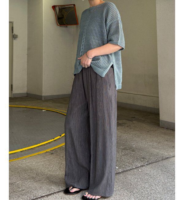 Lbc with Life「エアプリーツワイドイージーパンツ」|その他|