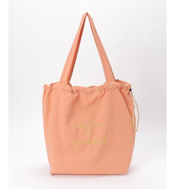 Lbc with Life「撥水サッカーポケッタブルトートバッグ」|その他|アプリコット