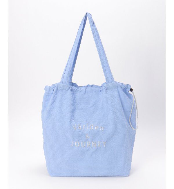 Lbc with Life「撥水サッカーポケッタブルトートバッグ」|その他|ブルー