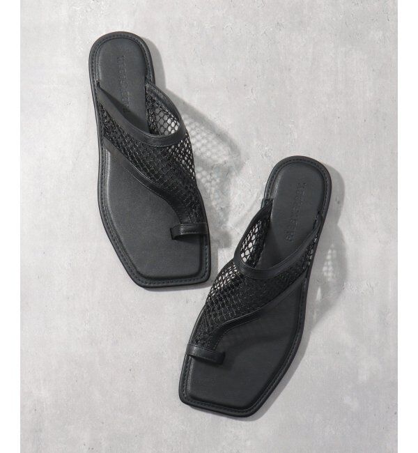 VENCE share style「メッシュサンダル」|その他|ブラック