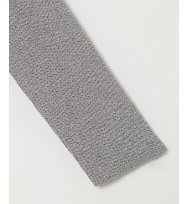 VENCE share style「【2点セット】レーヨンポリネックデザインリブカーディガン」|カーディガン|