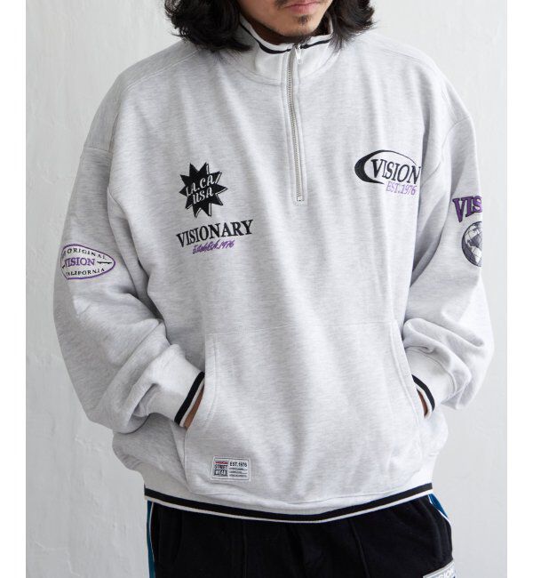VENCE share style「VISION STREET WEAR ビジョンストリートウェア リブラインハーフジップ」|その他|