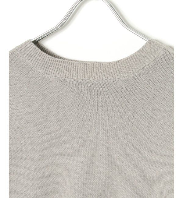 VENCE share style「綿アクリルジャガードロゴプルオーバー」|ニット・セーター|