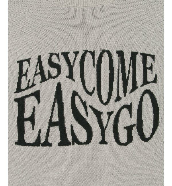 VENCE share style「綿アクリルジャガードロゴプルオーバー」|ニット・セーター|