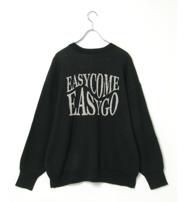 VENCE share style「綿アクリルジャガードロゴプルオーバー」|ニット・セーター|