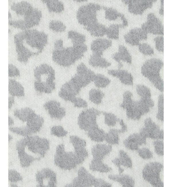 VENCE share style「シャギーヒョウ柄台形スカート」|スカート|