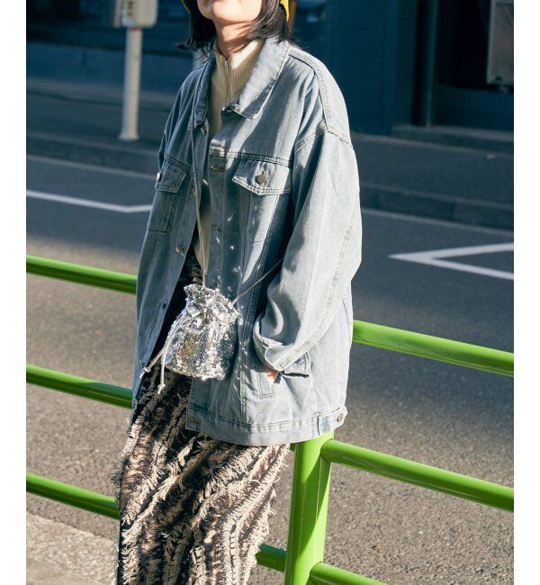 VENCE share style「デニムジャケット」|ブルゾン・スタジャン|