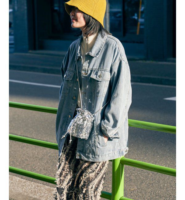 VENCE share style「デニムジャケット」|ブルゾン・スタジャン|