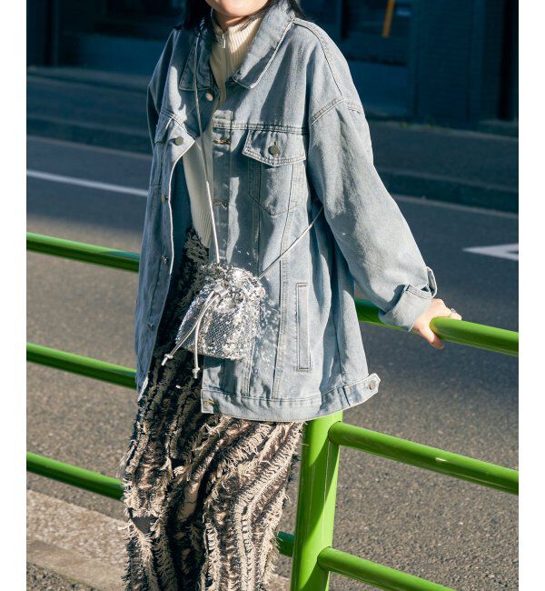 VENCE share style「デニムジャケット」|ブルゾン・スタジャン|