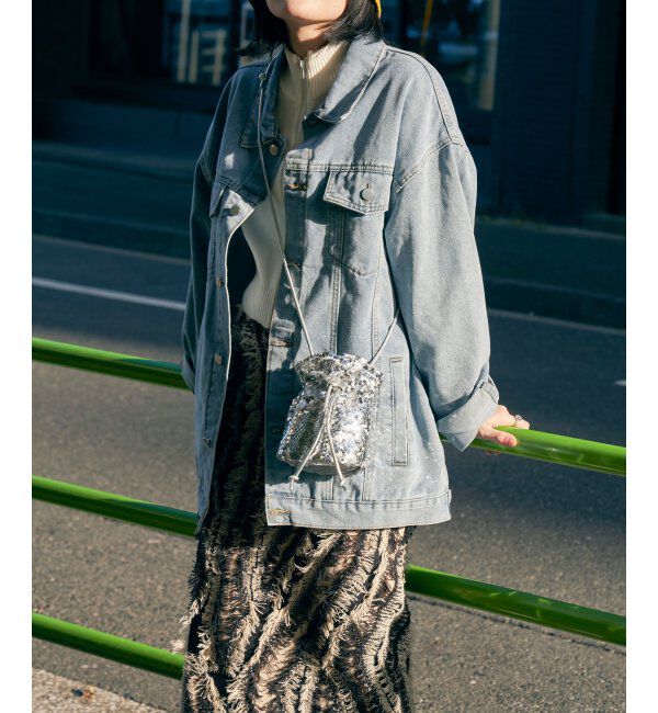 VENCE share style「デニムジャケット」|ブルゾン・スタジャン|