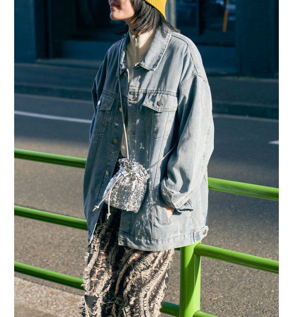 VENCE share style「デニムジャケット」|ブルゾン・スタジャン|