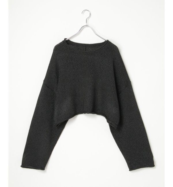 VENCE share style「ラメリリーヤーンショートトップス」|ニット・セーター|