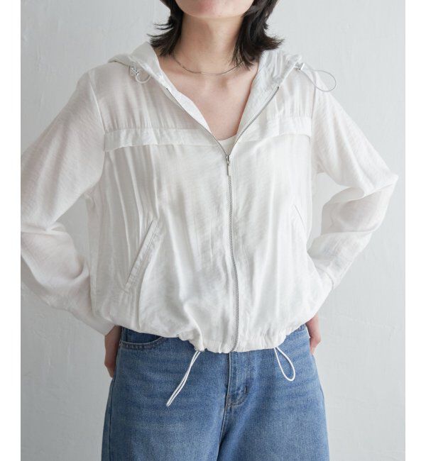 VENCE share style「シアーマウンテンパーカー」|その他|オフホワイト