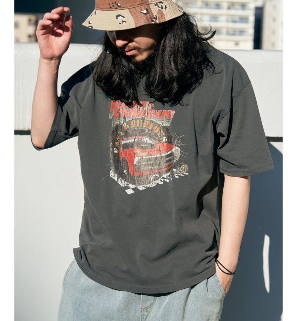 VENCE share style「ワイルドスピードピグメントTシャツ」|Tシャツ・カットソー|