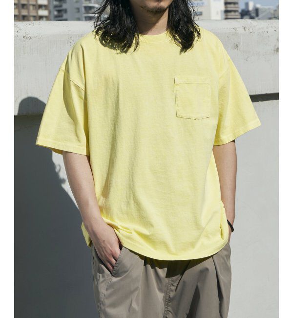 VENCE share style「ピグメントビッグTee」|Tシャツ・カットソー|イエロー