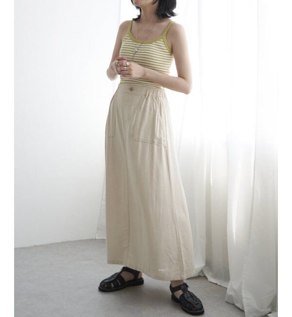 VENCE share style「ボーダー配色キャミソール」|タンクトップ|