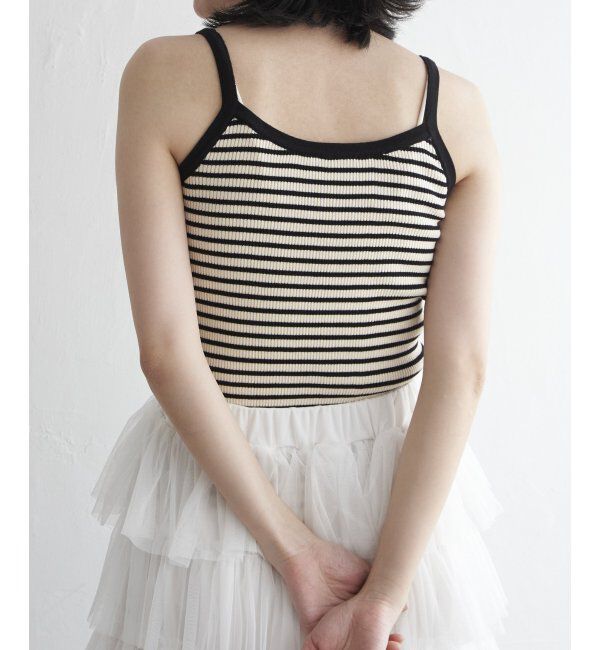 VENCE share style「ボーダー配色キャミソール」|タンクトップ|