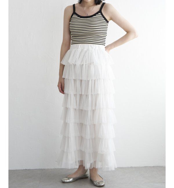 VENCE share style「ボーダー配色キャミソール」|タンクトップ|