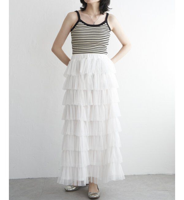 VENCE share style「ボーダー配色キャミソール」|タンクトップ|