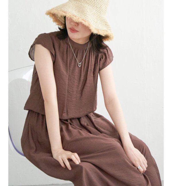 VENCE share style「ＲＮブラウジングワンピース」|ワンピース|