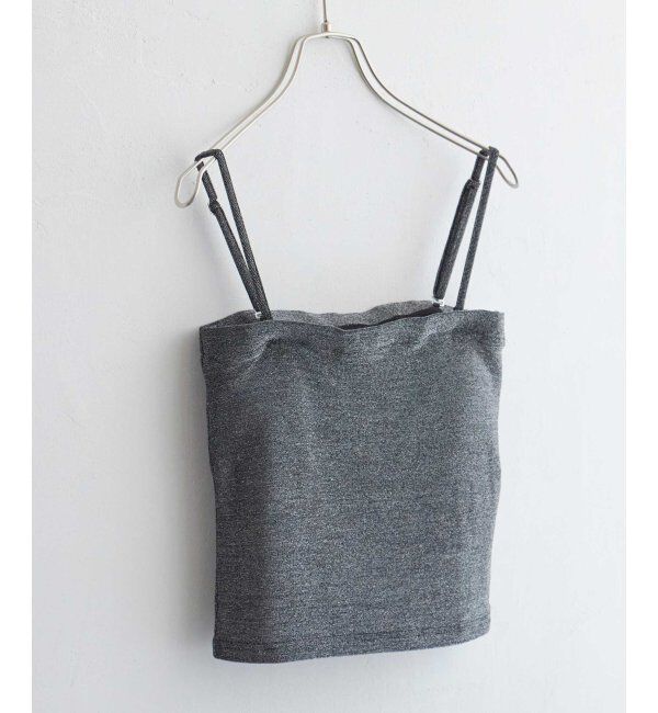 VENCE share style「ラメカットソーベアトップ」|タンクトップ|シルバー