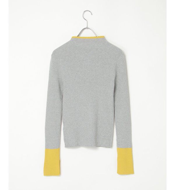 VENCE share style「配色スリット袖ハイネックニット」|タンクトップ|
